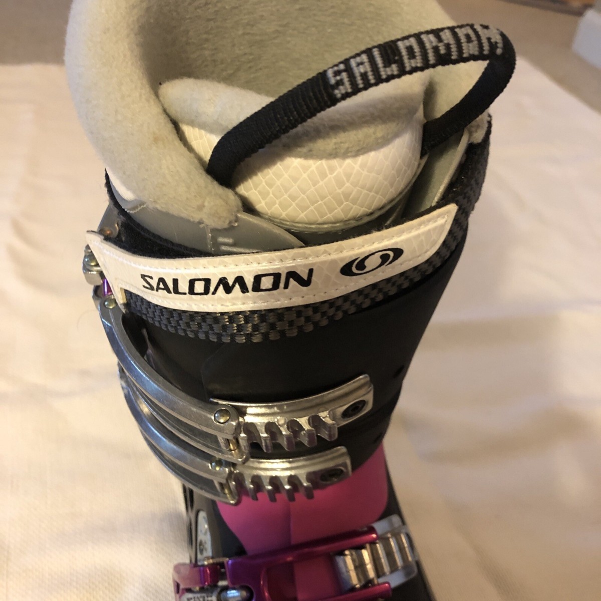 WOMENS SALOMON MYNX FLEX 75 SKI BOOTS SIZE 25.0 ( US 7 1/2 ) | eBay