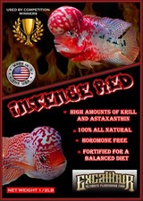 Excalibur Intense Red Flowerhorn/srt food 1/2lb 3MM Pellet