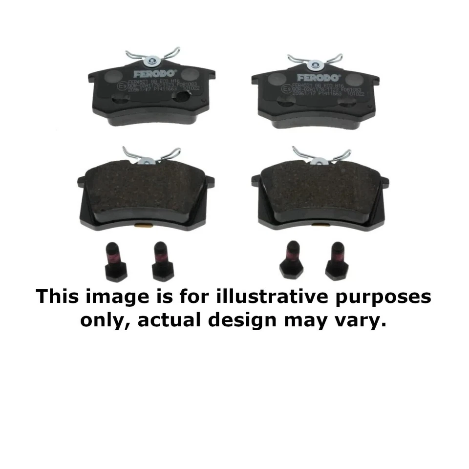 Ferodo FDB4235 Rear Brake Pad Set For Hyundai ix20 2010 - 2020 1.4 / 1.6L - Image 2 of 3