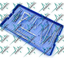Ophthalmic Surgical Instruments Kit 13 PCs Set with Plastic box  by ZaBeel Indus