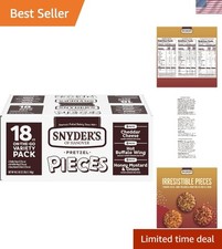 Snyder's Crunchy Pretzel Pieces Variety Pack - Indulge in 18 Savory Snack Bags