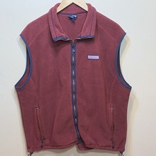 Vineyard Vines Fleece Vest Men s XL Red Full ...
