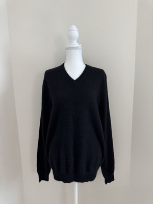 Richard Grand Damen Schwarz 100% Kaschmir Pullover Pulli Gr.L UK12