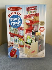 Melissa  Doug Scan It Shop Mart Play Set Wooden 28 pcs Age 3 