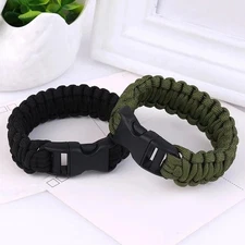 Umbrella Plaited Rope Bracelet Seven Core Paracord Escape EDC Camping Outdoor