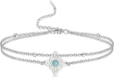 VASSAGO Witches Knot Bracelet Stainless Steel Magic silver layered bracelet 