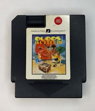Dudes with Attitude NES AVE Black Cartridge Label Wear Tested Working Free Ship