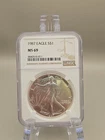 1987 American Silver Eagle $1 - NGC MS69