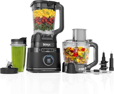 Ninja - Detect Kitchen System Power Blender + Food Processor Pro with 24-oz. ...