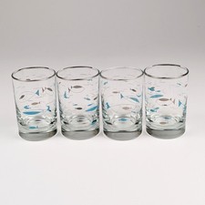 LIBBEY 4 Mediterranean 4-oz Tumblers Atomic F...