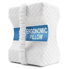 Knee Pillow for Side Sleepers,Memory Foam Leg Pillow for Side Sleeping Betwee...