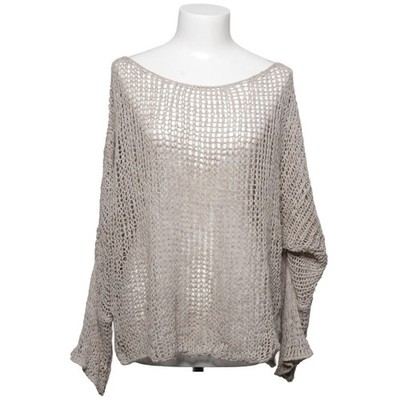 Sassy Classy, Strickpullover, Größe: L, Beige, Baumwolle, Einfarbig #koh