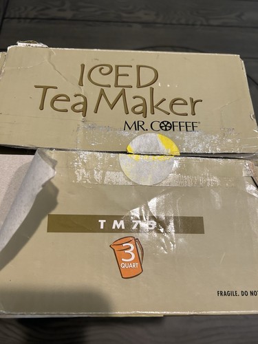 Mr Coffee TM75 Fresh Ice Tea Maker Blue And White NO PITCHER Tested - Picture 7 of 9