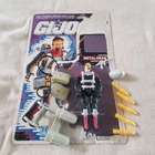 Vintage GI Joe Figure 1990 Metal Head Complete With Full File Card