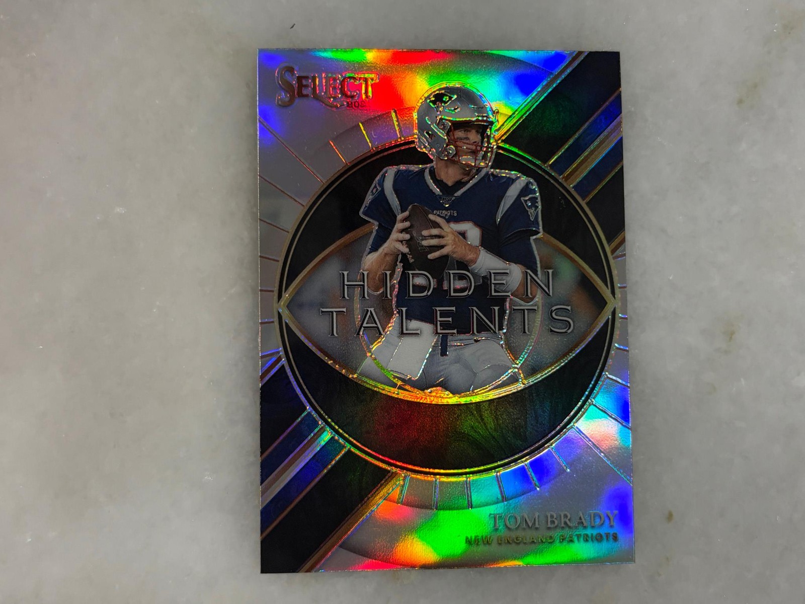 Tom Brady 2021 Select Hidden Talents Silver Prizm New England Patriots C47