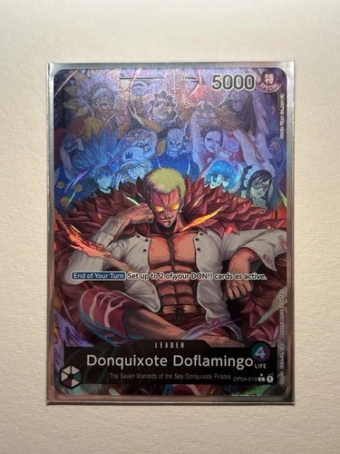 Donquixote Doflamingo (019) (Alternate Art) OP04-019 Kingdoms of Intrigue Foil