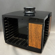 VINTAGE Dynasound Stow-A-Way Cassette Storage Carousel Tape CD Holder Spins