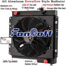 3row Radiatorshroud Fan Fit 1970-80 1978 Toyota Land Cruiser 4.6l 3.9l L6 Gas