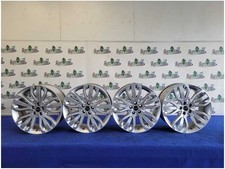 2014 Land Range Rover Set Wheels 21x9.5 Spoke Silver Rim Scuffs 2916