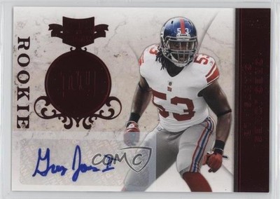 2011 Panini Plates & Patches 113/150 Greg Jones #131 Auto 4e8