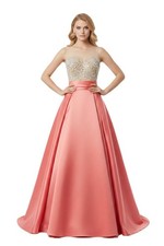 Luxury Beading Long Prom / Wedding / Pageant / Ball Gown
