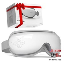 Eye Massager with Heat, Gifts for Mom/Dad, Heated Eye Massage for White