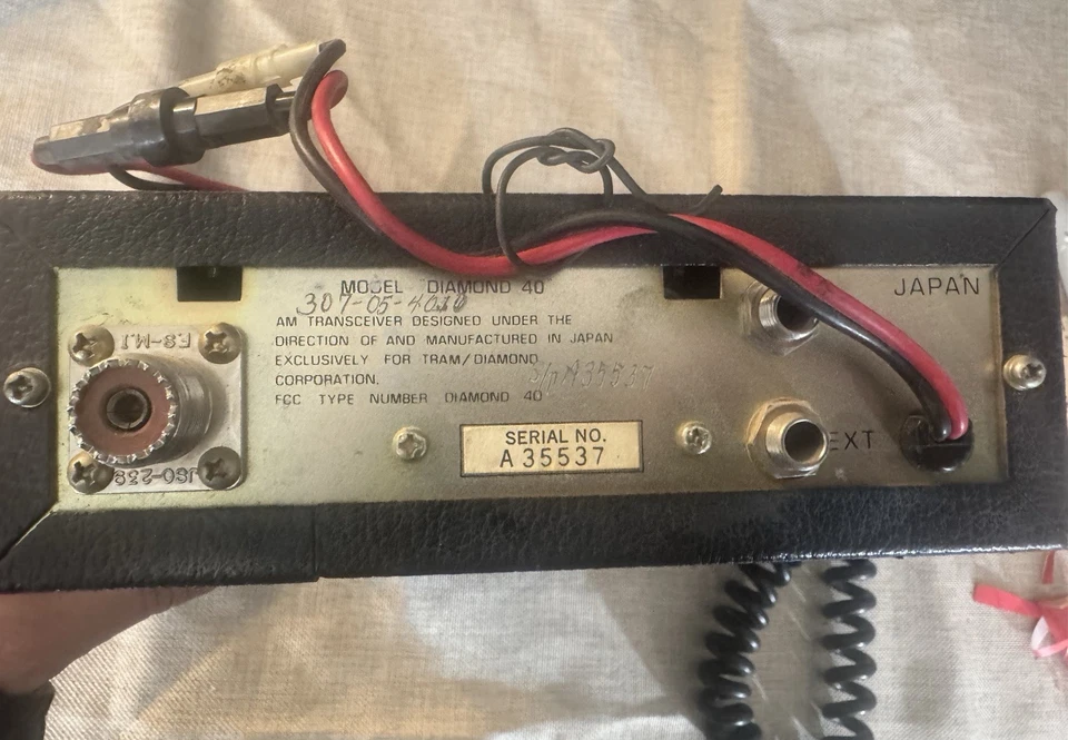 Transceptor TRAM/DIAMOND Corporation "Diamond 40" AM Estado Desconocido - Piezas Foto 4 de 4