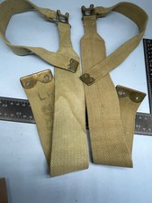 Original WW2 British Army 37 Pattern Webbing Shoulder Straps