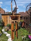 Large Bamboo Wind Chime With Seagull Hanging Outdoor Garden Decor Gift Present