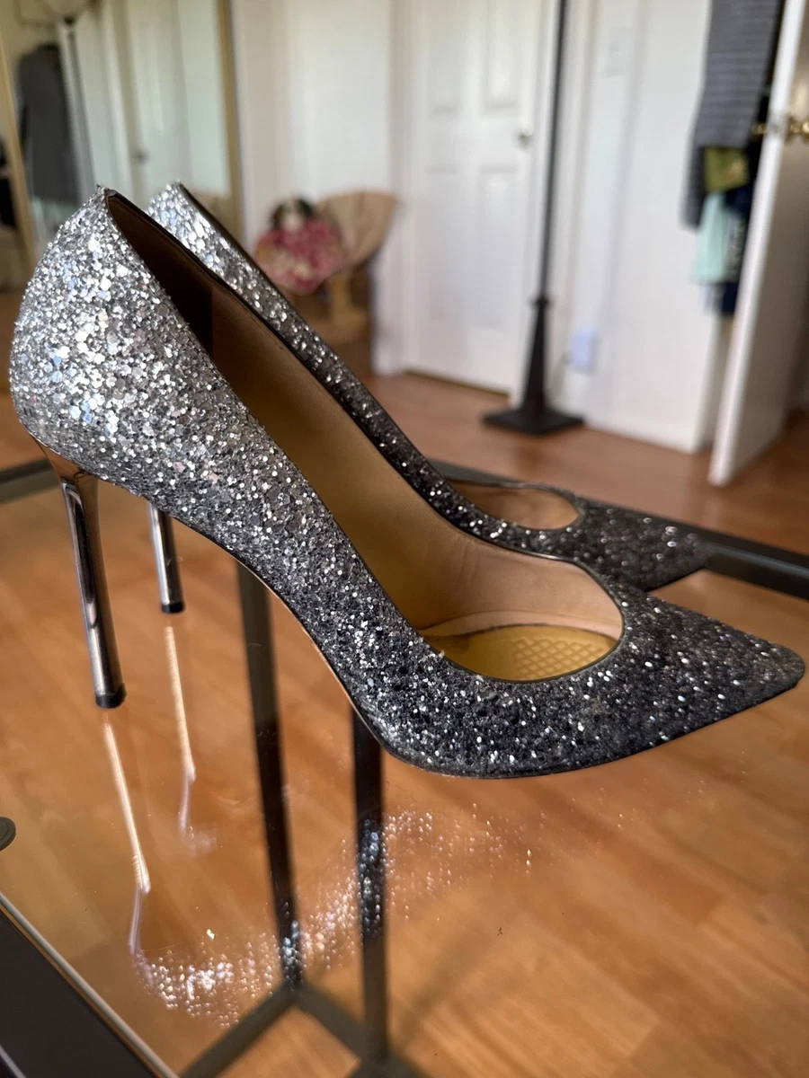 Jimmy Choo シルバー ハイヒール 38 Jimmy Choo Stiletto Silver Heels for Women for sale | eBay