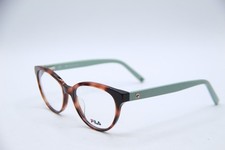NEW FILA VFI092 COL.09SZ HAVANA GRAY AUTHENTIC FRAMES EYEGLASSES 53-17