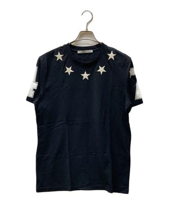 GIVENCHY Star Patch T-shirt Size: L Black 16F7221651 Men | eBay