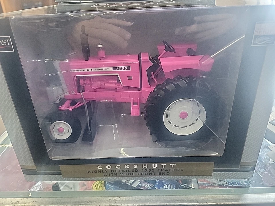 Spec Cast 1/16 Pink Cockshutt 1755 Open Station Tractor with Wide Front SCT980 - Image 4 of 4