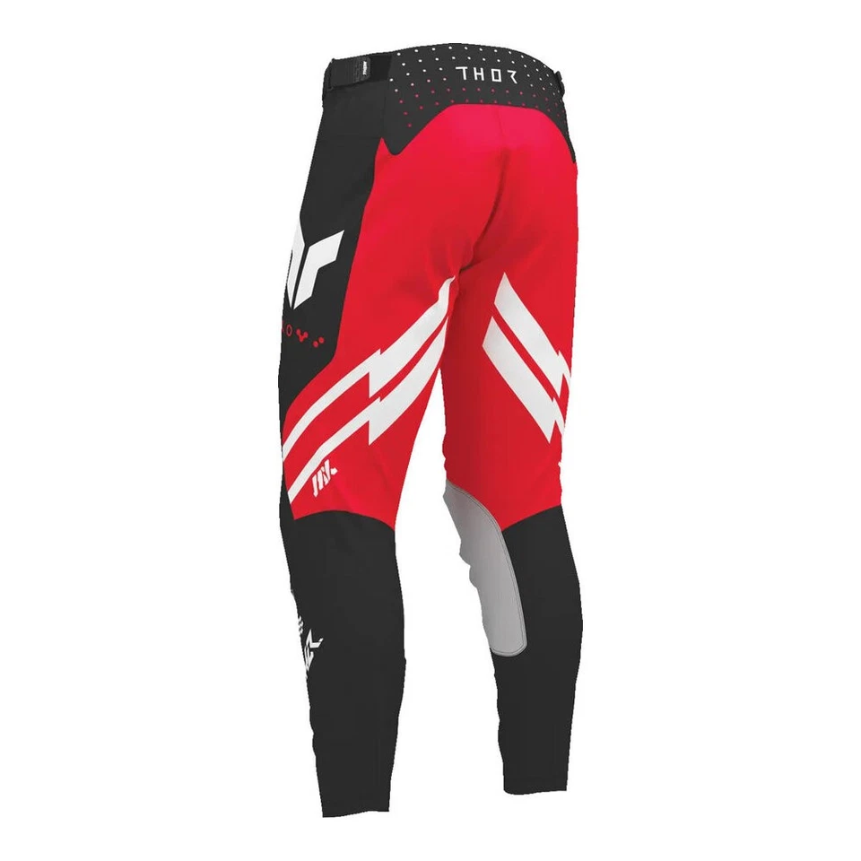 Thor MX Combo Hose Shirt Launchmode Futura schwarz rot Motocross Set Handsc - Bild 3 von 4