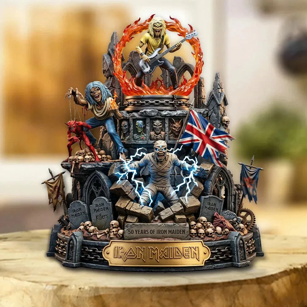 Iron Maiden Shape Acrylic Plaque