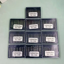 Dental Carbide Burs Tungsten Steel Bur FG # 330 Pear for High Speed Handpiece