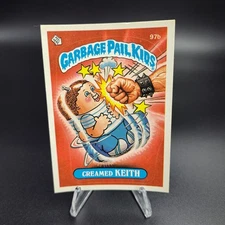 1986 Garbage Pail Kids OS3 Creamed Keith 97b Matte (1 Star) GPK
