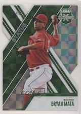 2017 Panini Elite Extra Edition Status Emerald Die-Cut /49 Bryan Mata #146 0b3