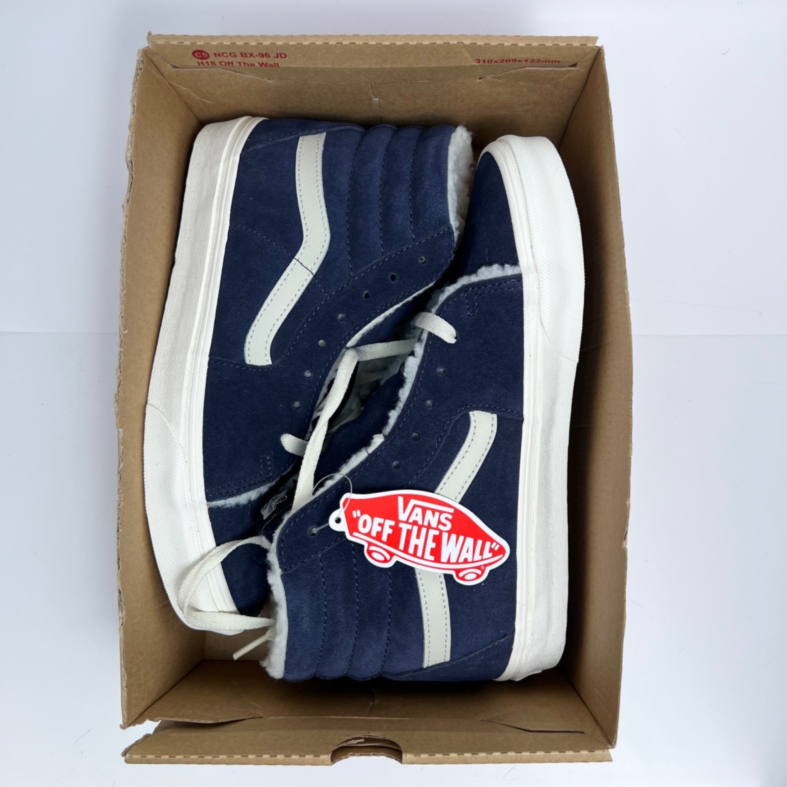 VANS Sk8-Hi Cozy Hug Parisian Night Shoes Navy Men's 7.5 / Women's 9 NEW image 2