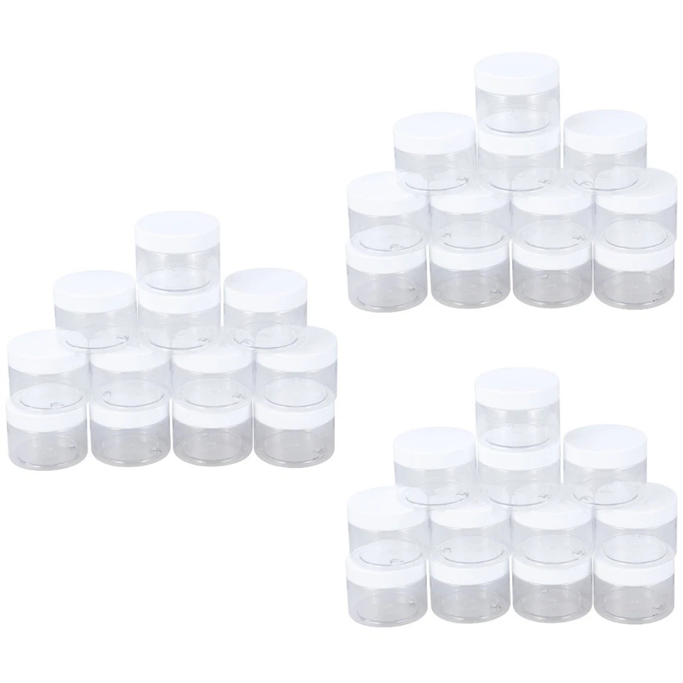  3 Count Gläschen Mit Deckel Mini Kleine Weckgläser Nachfüllbare Behälter - Bild 3 von 4