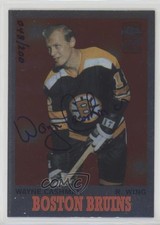 2001-02 Topps Chrome Reprints Auto 48/200 Wayne Cashman #2 Auto 2o7