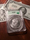 1887-P MORGAN SILVER DOLLAR CAC MS63 WitterBrick Chandler Signed