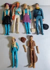C-99 VINTAGE 60/70'S LOT OF MARX JOHNNY WEST ACTON FIGURES-JANE WEST, JAY WEST+!