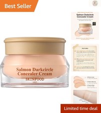 K-Beauty Favorite: Salmon Darkcircle Concealer Cream for Under-Eye Radiance, 10g