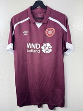 HEART OF MIDLOTHIAN 2021 2022 Home Football Shirt Soccer Jersey Umbro Sz L