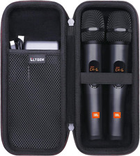 LTGEM Case Compatible with JBL Wireless Two Microphone/Jbl Partybox Wireless Mic