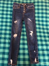 old navy rockstar super skinny jeggings girls size 7
