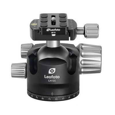 LEOFOTO PRO LH-55 Kugelkopf - Niedriger Schwerpunkt - belastbar bis 30kg
