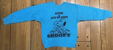VINTAGE 1968 PEANUTS SNOOPY HAPPINESS IS LOVING YOUR ENEMIES SWEATSHIRT YOUTH
