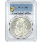 1892 Morgan Dollar MS 63 PCGS Silver $1 Uncirculated Coin SKU:I15381
